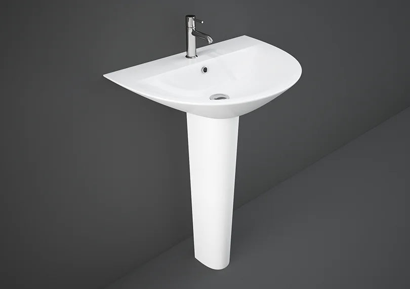 RAK MORNING 60CM FULL PEDESTAL WASH BASIN