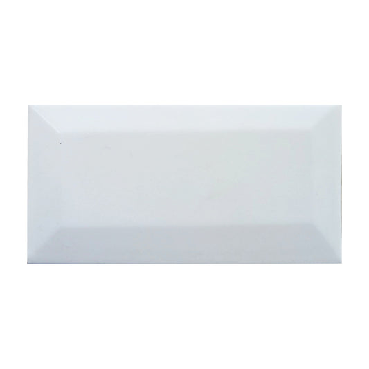 RAK Ceramics 1Z/WH-BEVEL  10x20cm Ceramic Tile