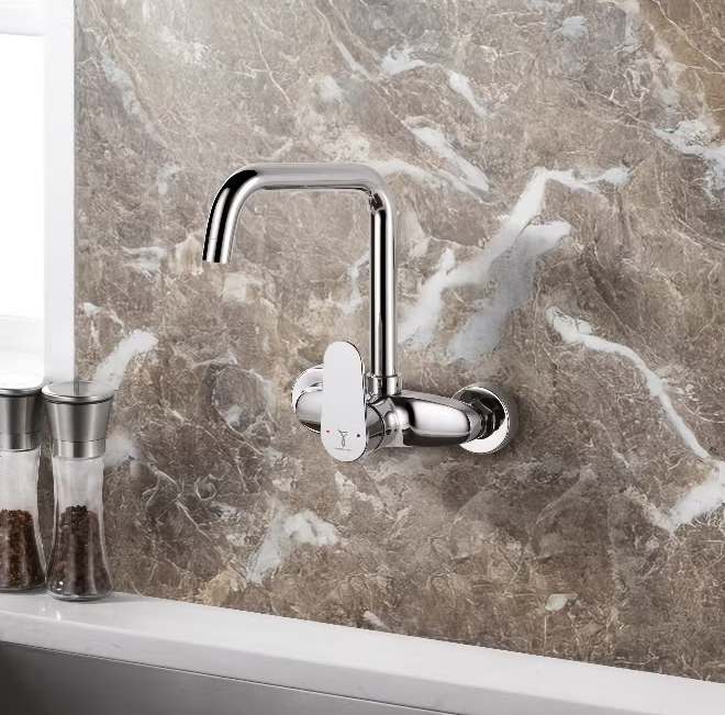 Saudi Ceramics (180101010252008) STARK WALL SINK MIXER