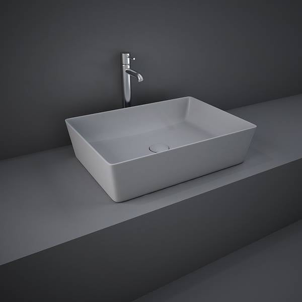 RAK FEELING RECTANGLE SINK (50CM) MATTE GREY (FEECT5000503A)