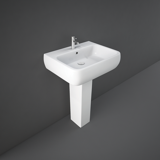 RAK METROPOLITAN FULL PEDESTAL WASH BASIN 60CM