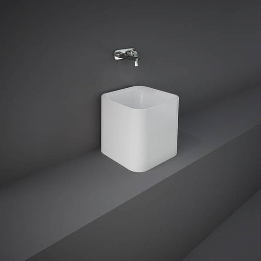 RAK SQUARE COUNTER-TOP SINK 360X360 WHITE (PETCT23400AWHA)