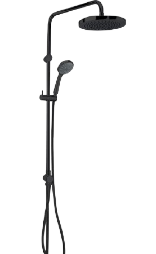 DUAL SHOWER SYSTEM ROUND L-BLACK(RAK48042.BK2)