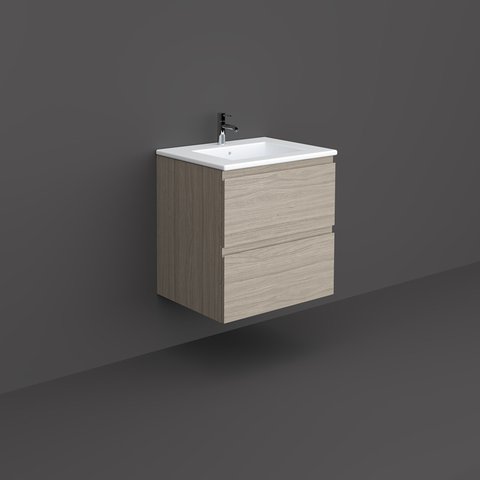 RAK JOYWH060EGY 60CM WALL HUNG UNIT GREY ELM