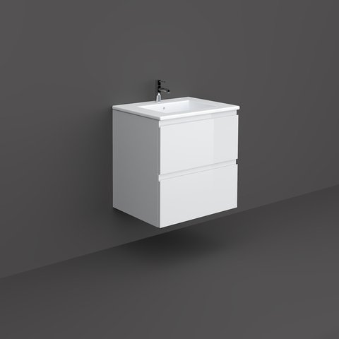 RAK JOYWH060PWH 60CM WALL HUNG VANITY UNIT WHITE