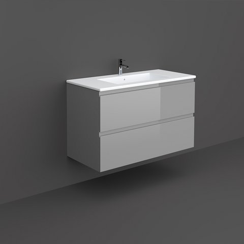 RAK JOYWH100UGY 100CM WALL HUNG VANITY UNIT URBAN GREY