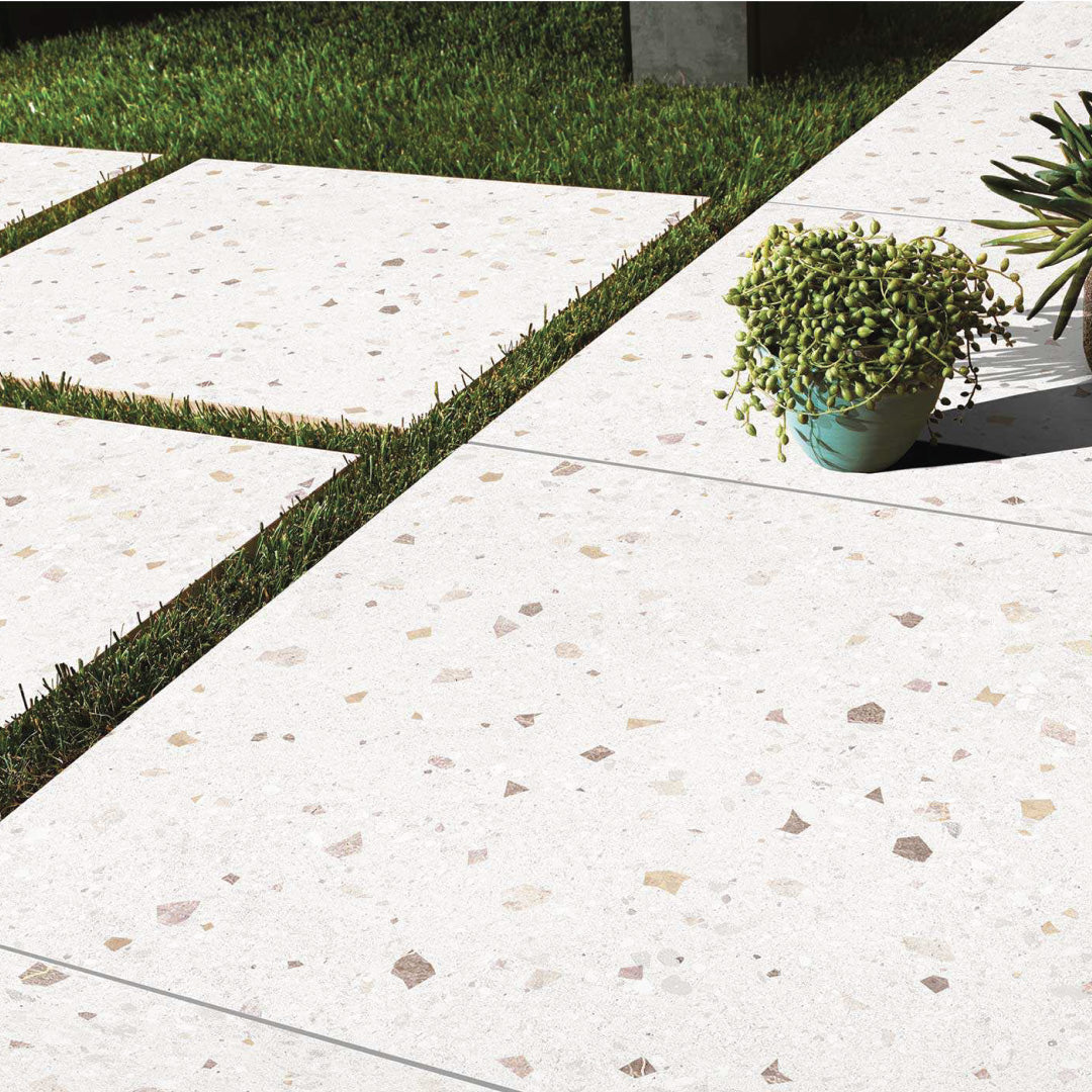 AlMaha Ceramics 50x50 ALUNA WHITE Outdoor Tile