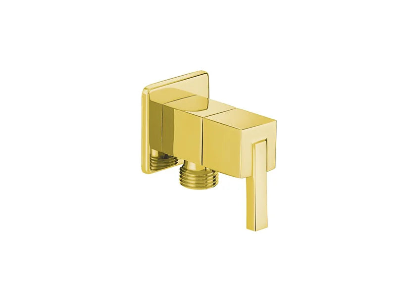 KLUDI RAK PROFILE ANGLE VALVE Q T1/2 1/2 GOLD(RAK14013.GD1)