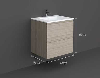 RAK JOYWH060EGY 60CM WALL HUNG UNIT GREY ELM