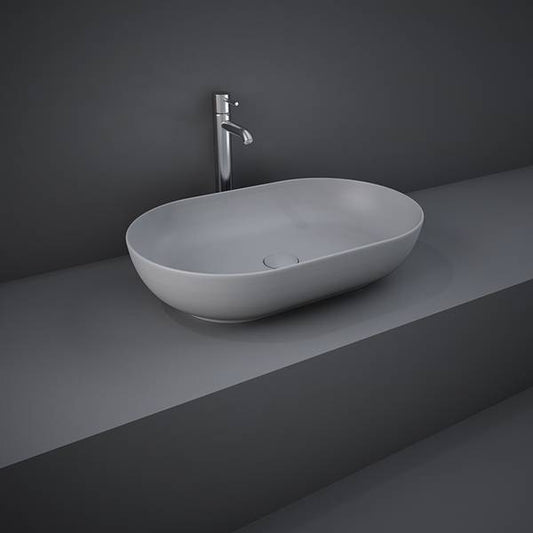 RAK FEELING OVAL SINK (55CM) MATTE GREY (FEECT5500503A)