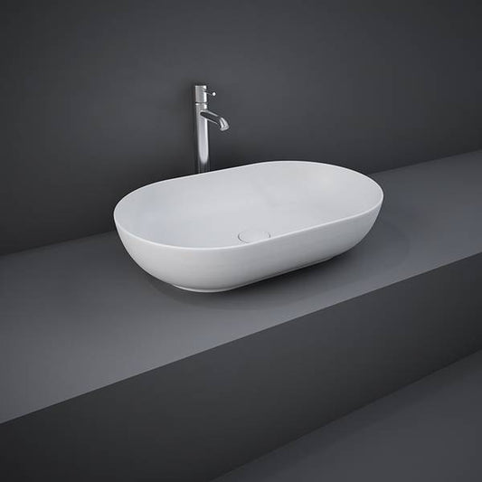 RAK FEELING OVAL MATTE SINK WHITE (FEECT5500500A)