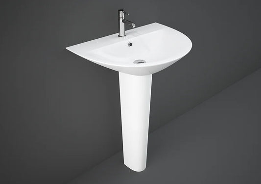 RAK MORNING 60CM FULL PEDESTAL WASH BASIN