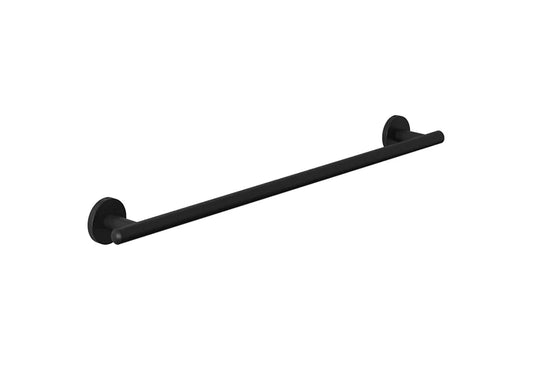 BRASS SINGLE TOWEL BAR 60CM BLACK (RAK21001.BK2)