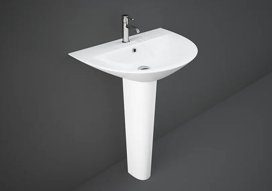 RAK MORNING 65CM FULL PEDESTAL WASH BASIN